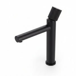 Robinet de salle de bain VidaXL Harlem, moderne, en métal chromé, avec poignées pour réglage de la température et du débit d'eau.