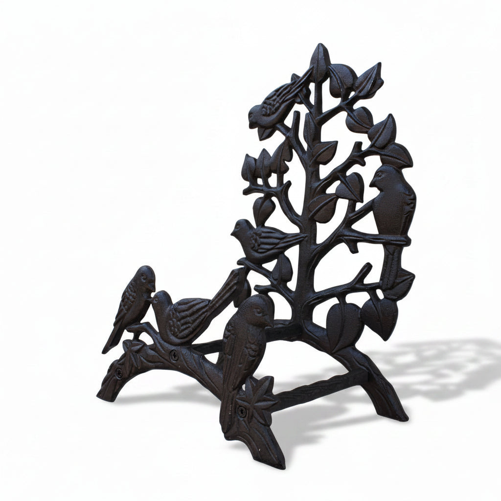 Cast Iron Wrought Iron Pipe Rack Wall Decoration - HAUSSLYON
