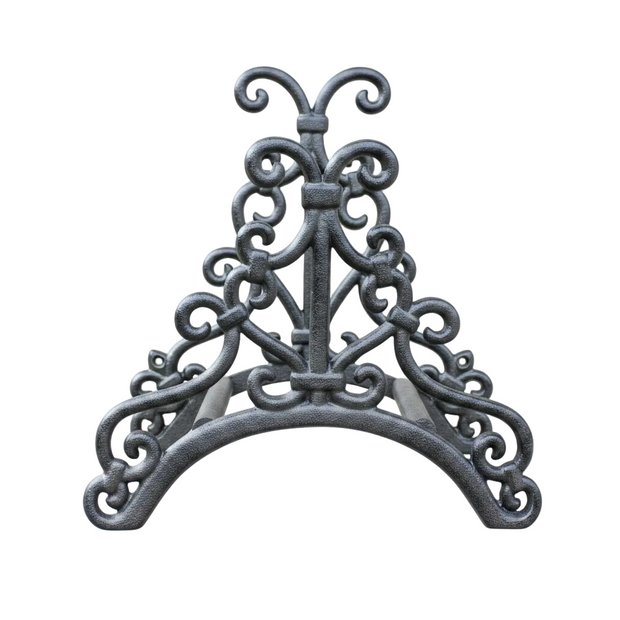 Porte-tuyaux mural décoratif Whistler de la marque Renfan, en métal noir avec motif artistique pour rangement pratique.