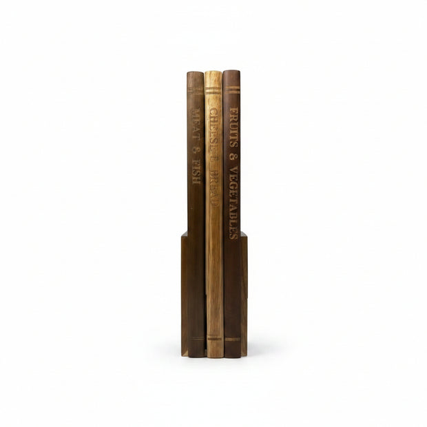 Ensemble de planches à découper RENFAN Austen en bois, affichant plusieurs tailles et formes pour la préparation culinaire.
