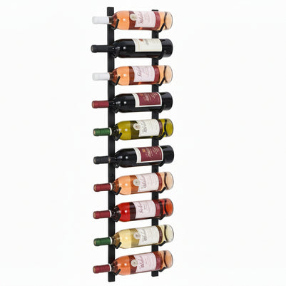Étagère à bouteilles Bordeaux de la marque Hausslyon dans une cuisine, en bois avec plusieurs rangements pour bouteilles.