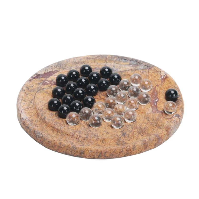 Light Luxury Modern Creative Marble Metal Jiugongge Chessboard Ornaments - HAUSSLYON