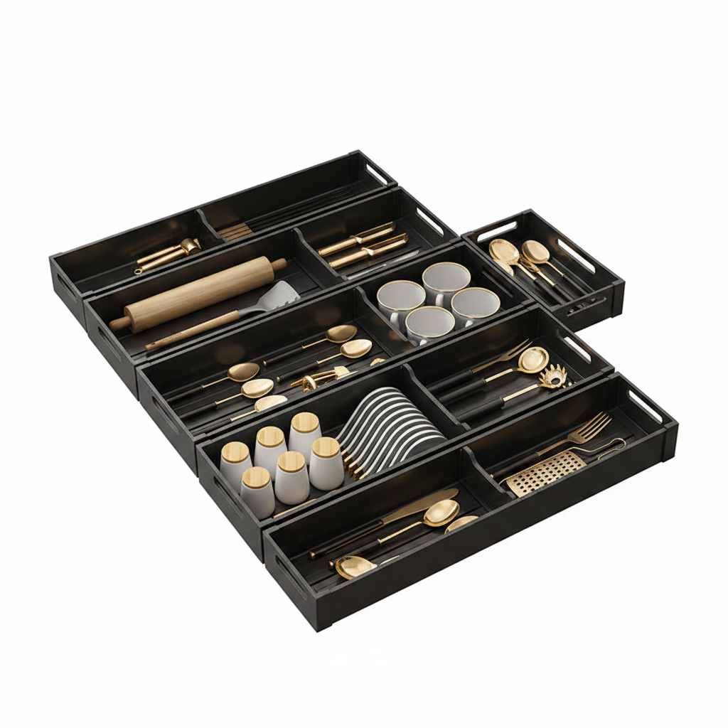BOITES DE RANGEMENT POUR TIROIR DE CUISINE - LAVALTRIE