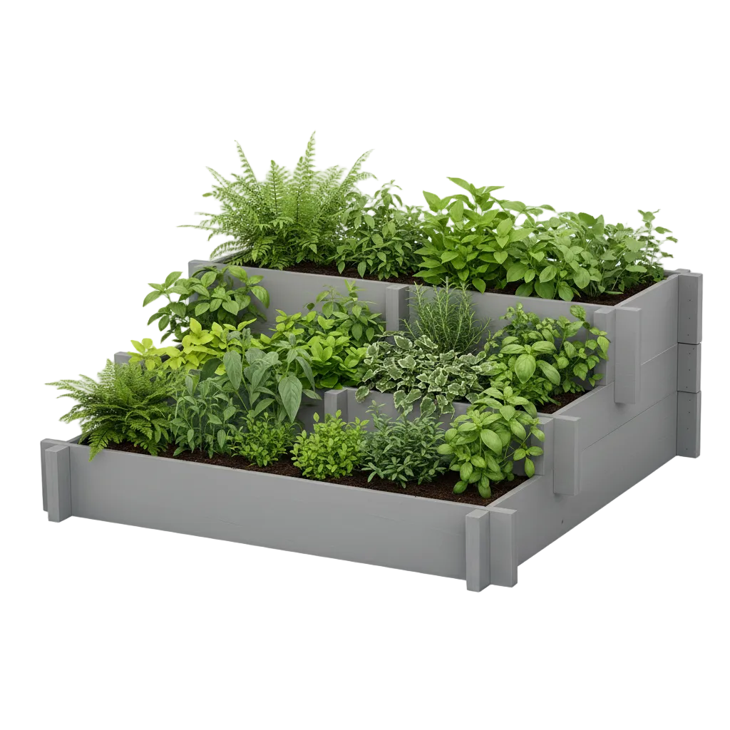 JARDINIERE SURELEVÉE 3 NIVEAUX - AROSA