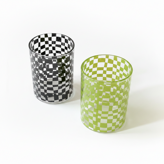 Verre Chester VidaXL, design élégant en verre transparent avec motifs modernes, idéal pour la décoration intérieure.