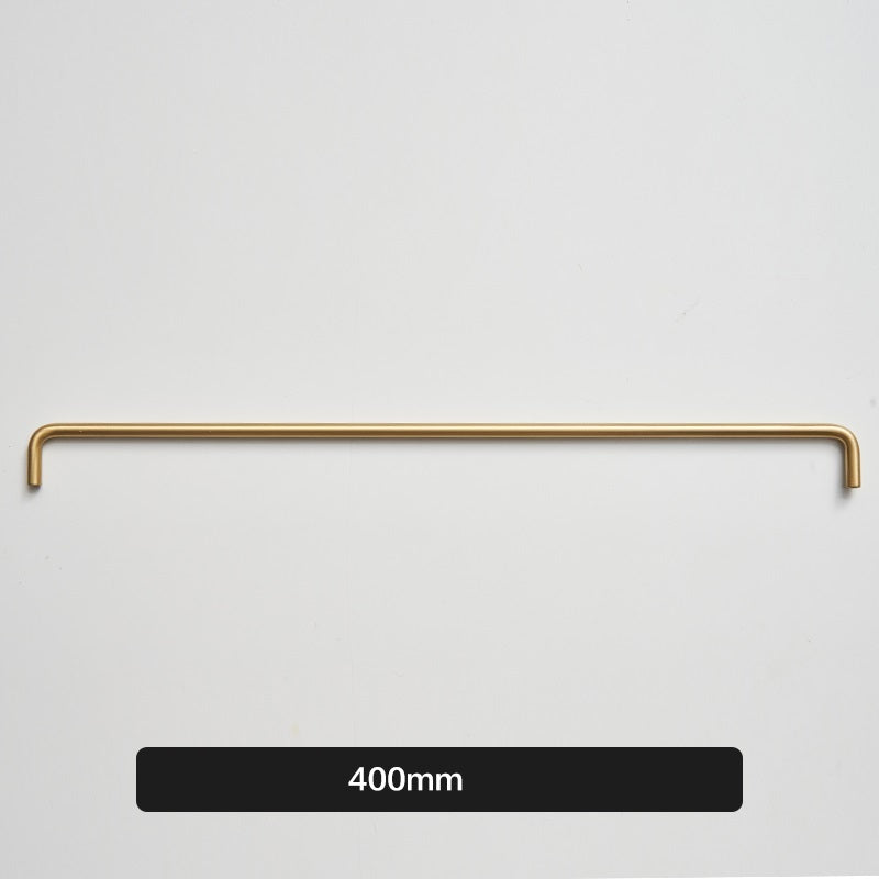 Modern Minimalist Pure Copper Vintage Golden Long Handle - HAUSSLYON