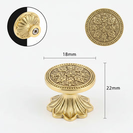Boutons Fleury II de VidaXL, boutons en bois naturel avec finition lisse, disposés en rangée sur un fond neutre.