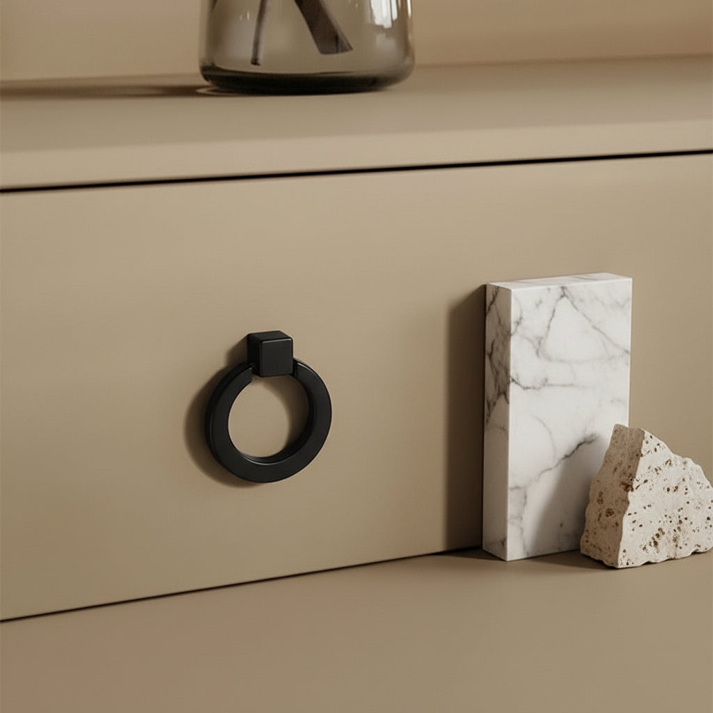 European-style Minimalist Vintage Single-hole Pull Ring Handle - HAUSSLYON