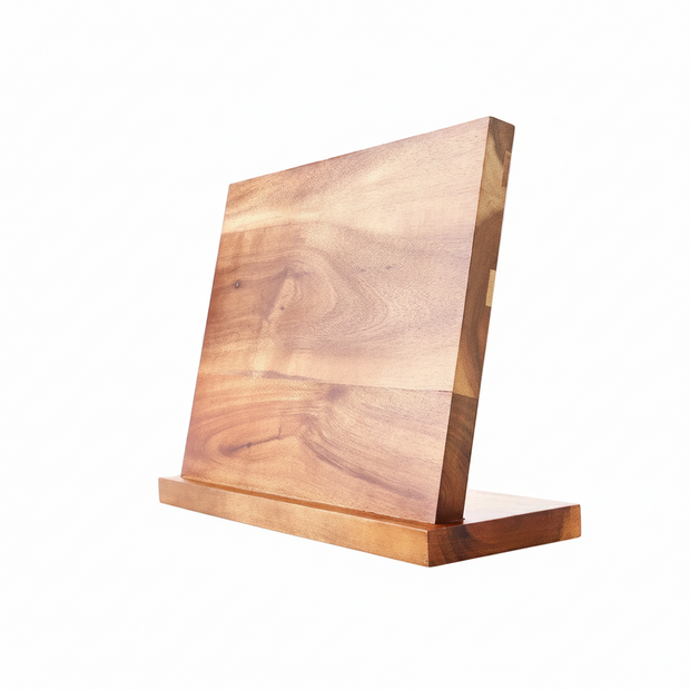Porte couteaux VidaXL Dakar en bois avec plusieurs compartiments pour ranger les couteaux de cuisine.