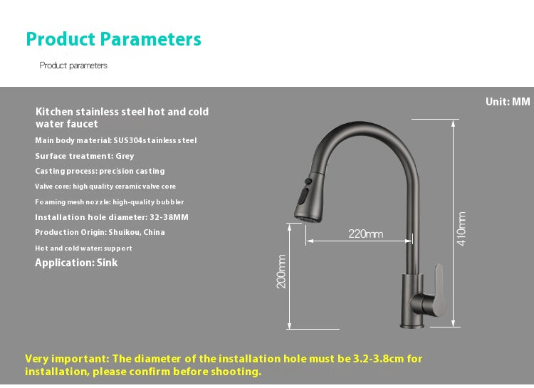 ROBINET DE CUISINE - TENNESSEE - HAUSSLYON
