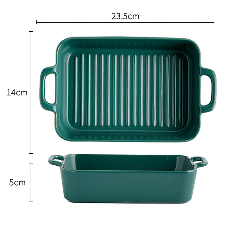 Plat à rôtir VidaXL Koki, en métal noir, avec poignées pour la cuisson et la présentation des plats chauds.