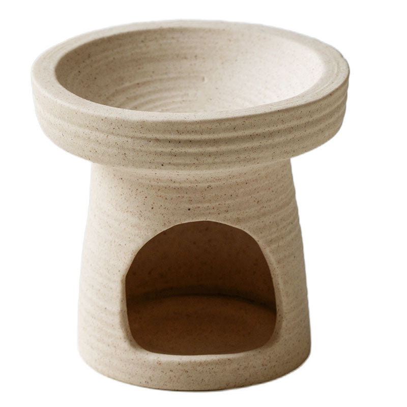 Lumières pour brûleur d'aromathérapie en céramique de style rétro RENFAN, décoratives et artisanales, visibles sur l'image.