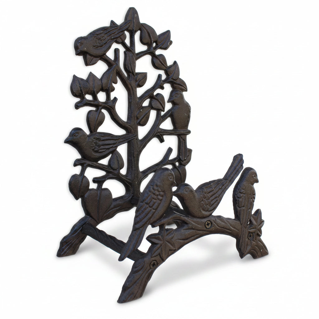 Cast Iron Wrought Iron Pipe Rack Wall Decoration - HAUSSLYON