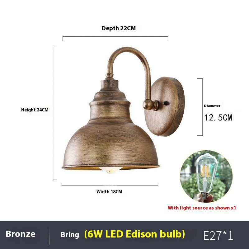 Led Outdoor Wall Lamp Waterproof Corridor Exterior Wall Lamp - HAUSSLYON