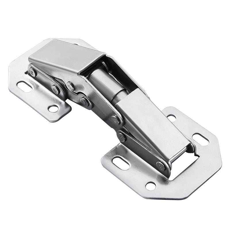 Slotting-free Stainless Steel Thickened Frog Hinge Mute Home Universal Cabinet Door Spring Buffer - HAUSSLYON