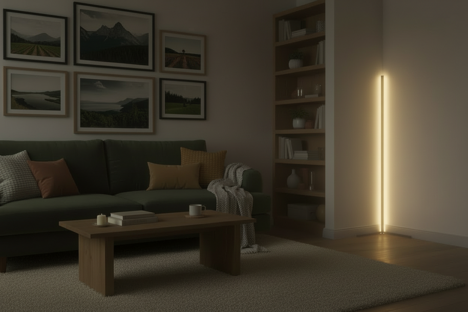 Lampadaire VidaXL Berlin avec pied en métal et abat-jour en tissu blanc, éclairage d'intérieur élégant et moderne.