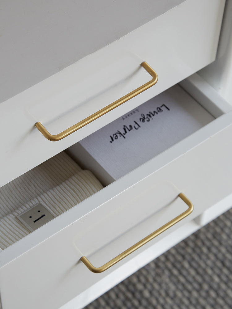 Modern Minimalist Pure Copper Vintage Golden Long Handle - HAUSSLYON