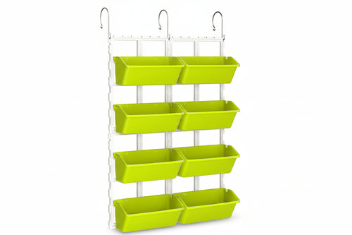 Balcony Planting Basin Hanging Jardiniere Combination Rectangular - HAUSSLYON