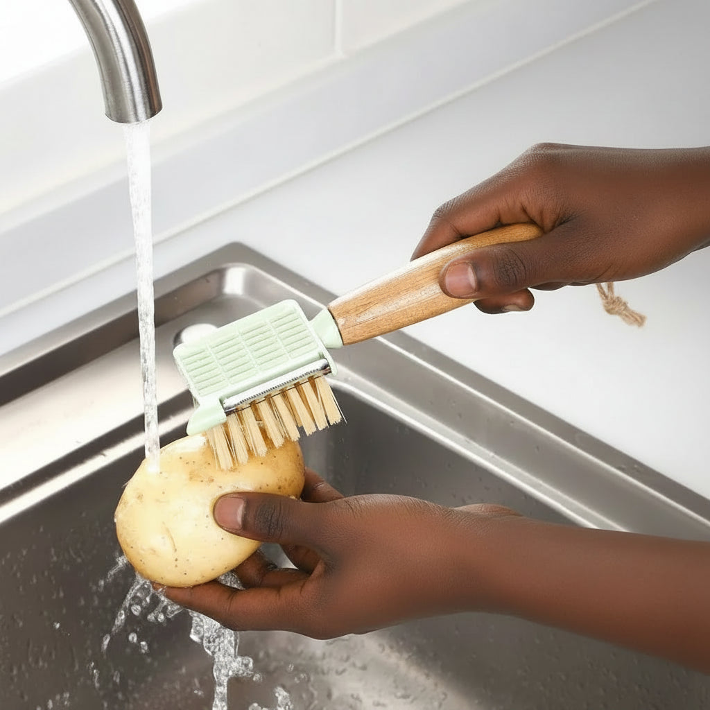ECONOME ET BROSSE A FRUITS - WENGE - HAUSSLYON