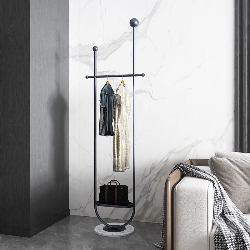 Light Luxury Clothes And Hats Hanger Floor To Floor Iron Art Simple And Modern - HAUSSLYON