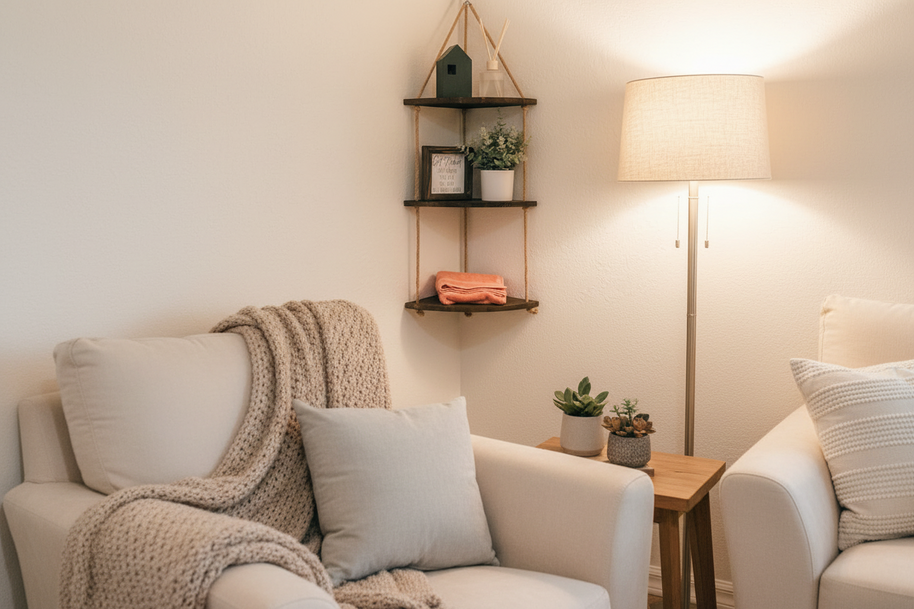 Étagère murale Cardiff de VidaXL, accessoire décoratif en bois avec plusieurs niveaux pour rangement ou décoration intérieure.