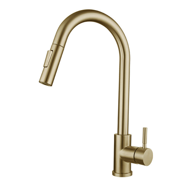 Stainless Steel Kitchen Pull-out Retractable Faucet - HAUSSLYON