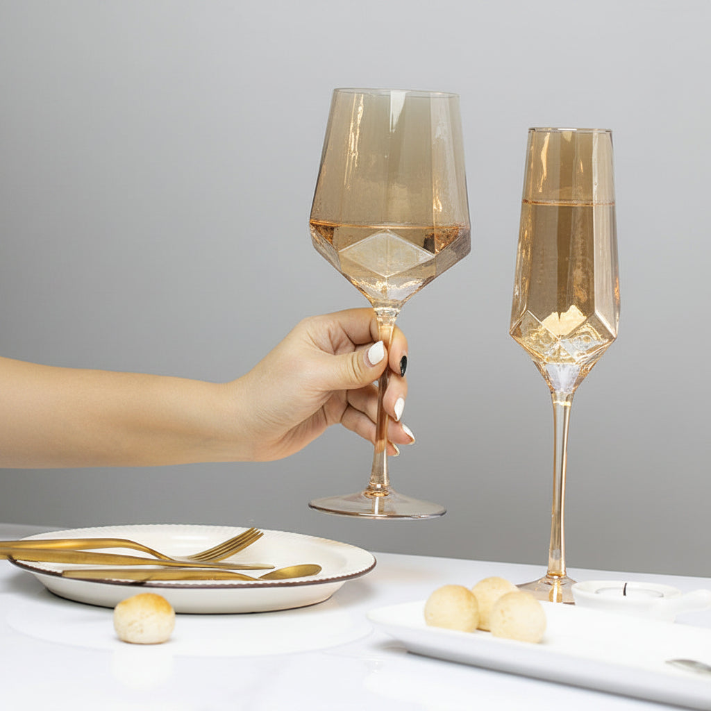 VERRES A VIN ET CHAMPAGNE - LYON - HAUSSLYON