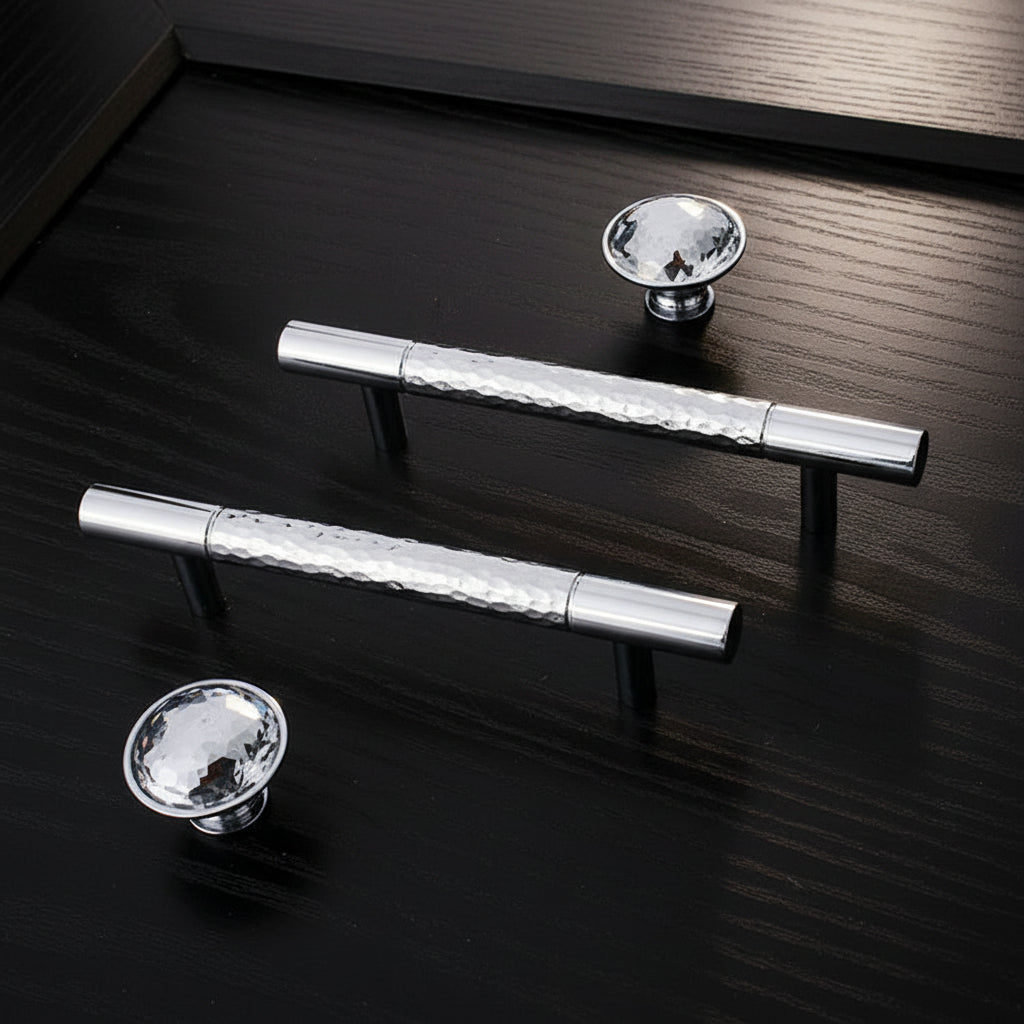 POIGNEES ET BOUTONS - FARIA CHROME - HAUSSLYON
