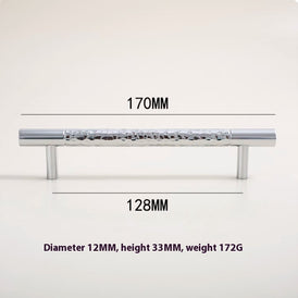 Poignées et boutons Faria en chrome de la marque VidaXL, design moderne et finition brillante pour meubles.