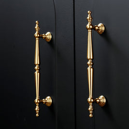 Bright Gold Wardrobe Drawer Cabinet Copper Handle - HAUSSLYON