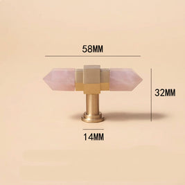 Poignées et boutons VidaXL Janina en métal, design élégant, pour meubles, visibles en couleur argentée et formes variées.