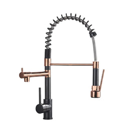 Full Copper Pull-out Kitchen Faucet - HAUSSLYON