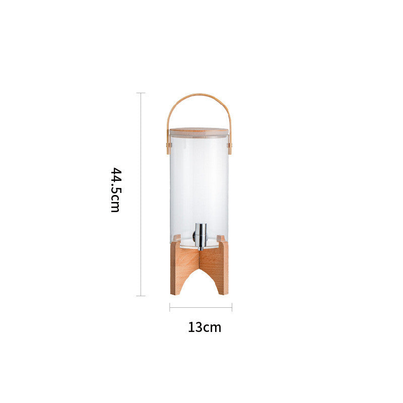 Distributeur de boisson en bois wenge de la marque PREMIUM GOODS, élégant et pratique pour servir des boissons.