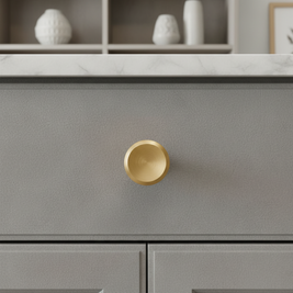 Poignées et boutons Lyon de la marque Renfan, design élégant en métal pour mobilier ou décoration intérieure.