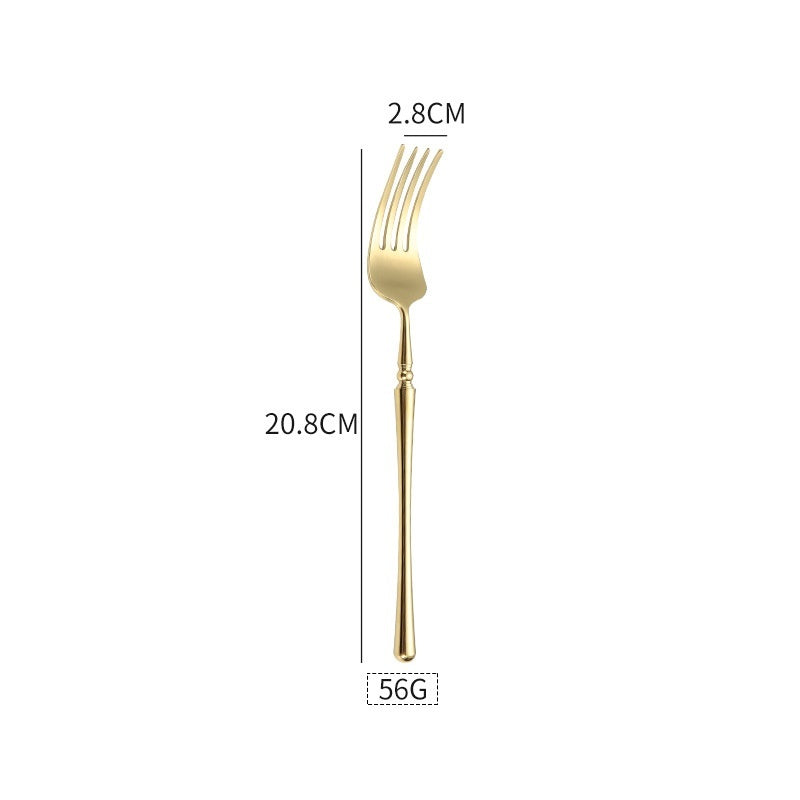Couverts VidaXL Cheverny en acier inoxydable, set de 0 pièces avec poignées élégantes pour repas formels.