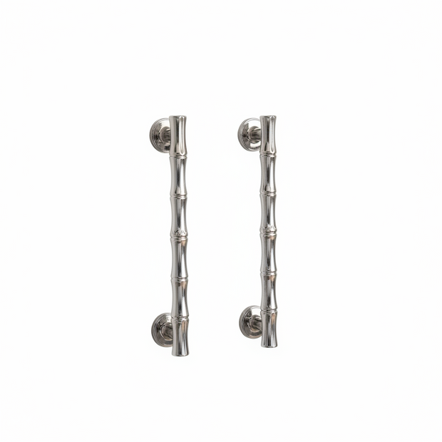Poignées et boutons Kyotoji en chrome de VidaXL, design élégant pour meubles et armoires.