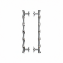 Poignées et boutons Kyotoji en chrome, accessoires de mobilier modernes, conçus par VidaXL, visibles sur cette image.