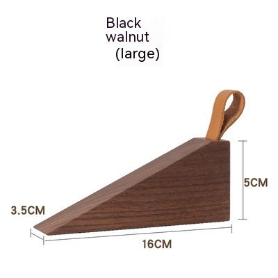 Nordic Solid Wood Door Stop Heightening Creative Bedroom Mobile - HAUSSLYON