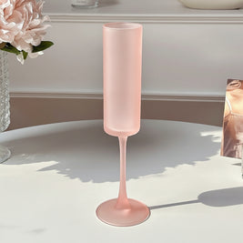 Ins Style French Straight High-leg Glass Atmosphere Wine Glass - HAUSSLYON
