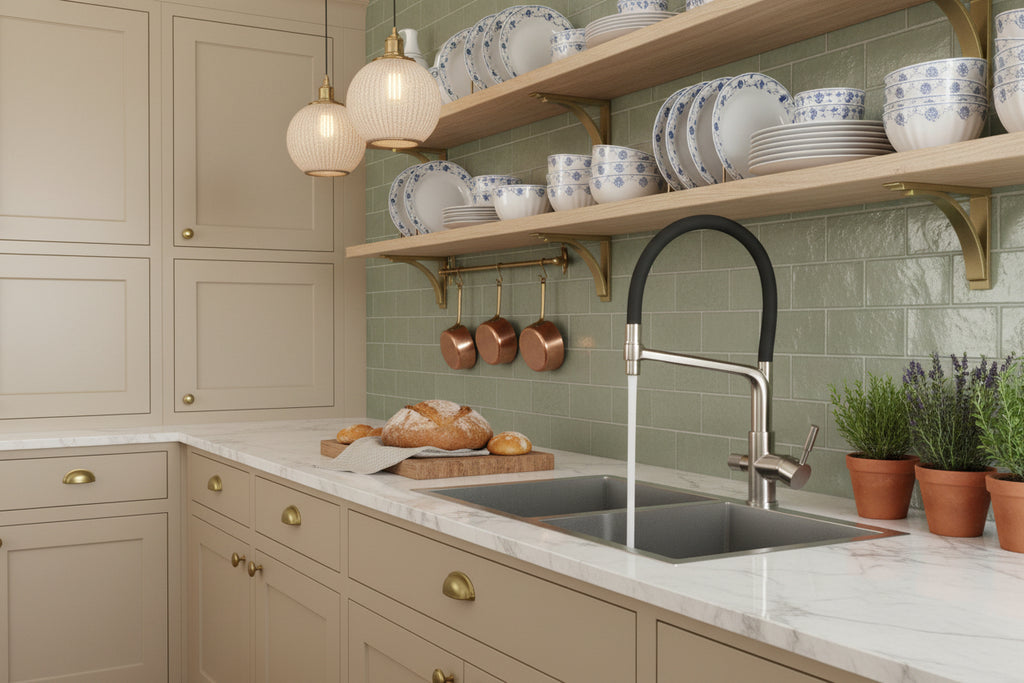 Copper Three-in-one Faucet Household - HAUSSLYON
