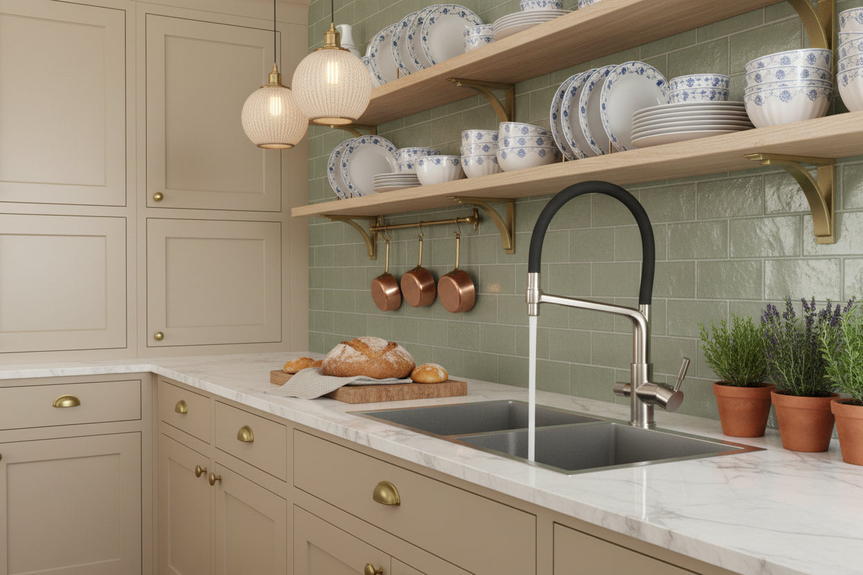 Copper Three-in-one Faucet Household - HAUSSLYON