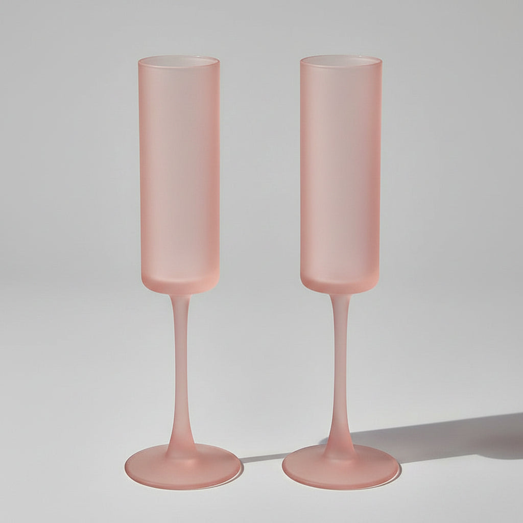Ins Style French Straight High-leg Glass Atmosphere Wine Glass - HAUSSLYON