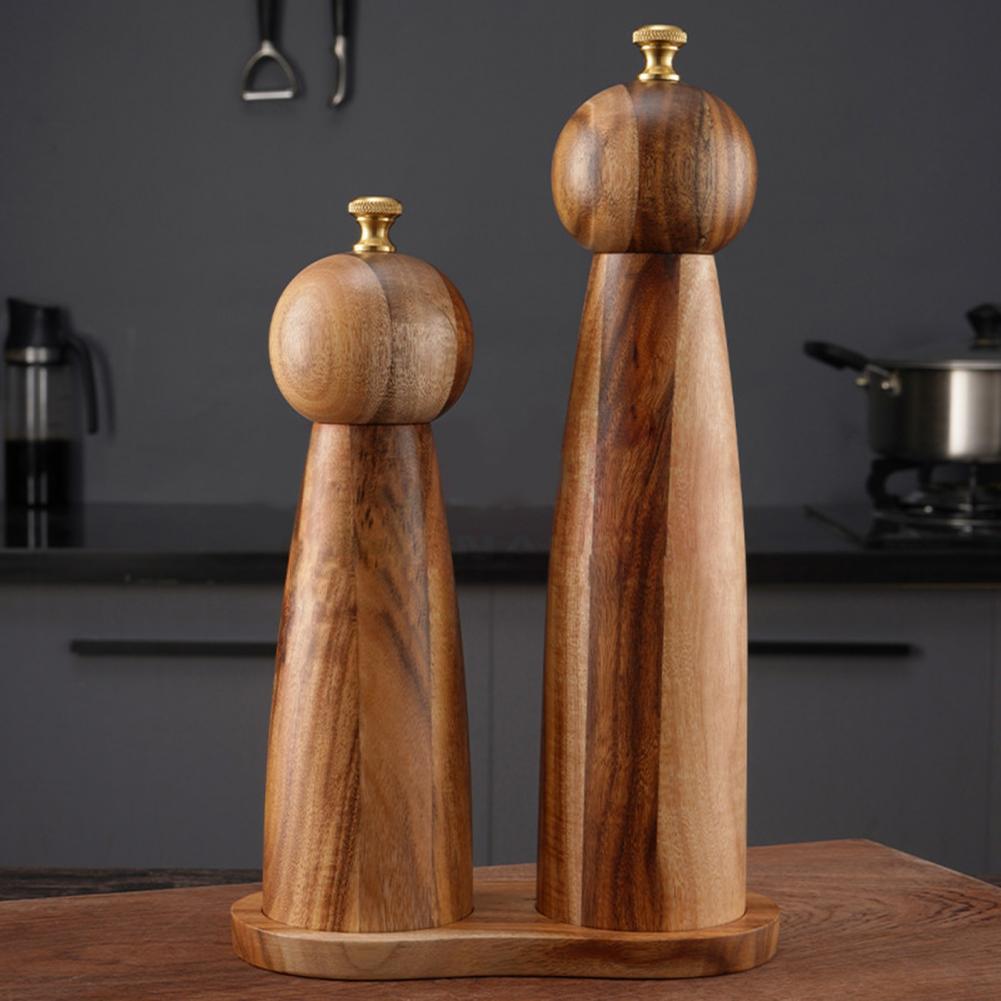 Grinder Round Head Wood Kitchen Tools - HAUSSLYON