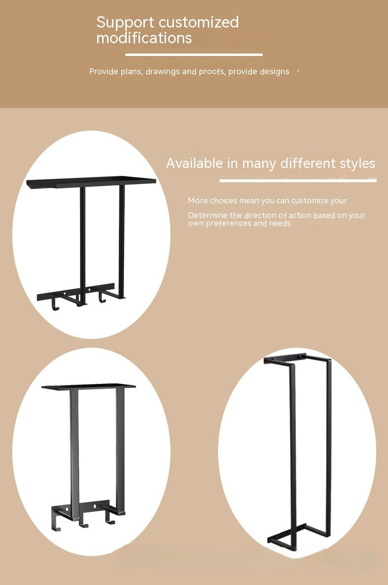 Hanging Bathroom Metal Towel Rack - HAUSSLYON