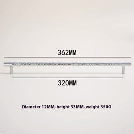 Poignées et boutons en chrome Faria de la marque VidaXL, finition brillante, pour meubles ou armoires.