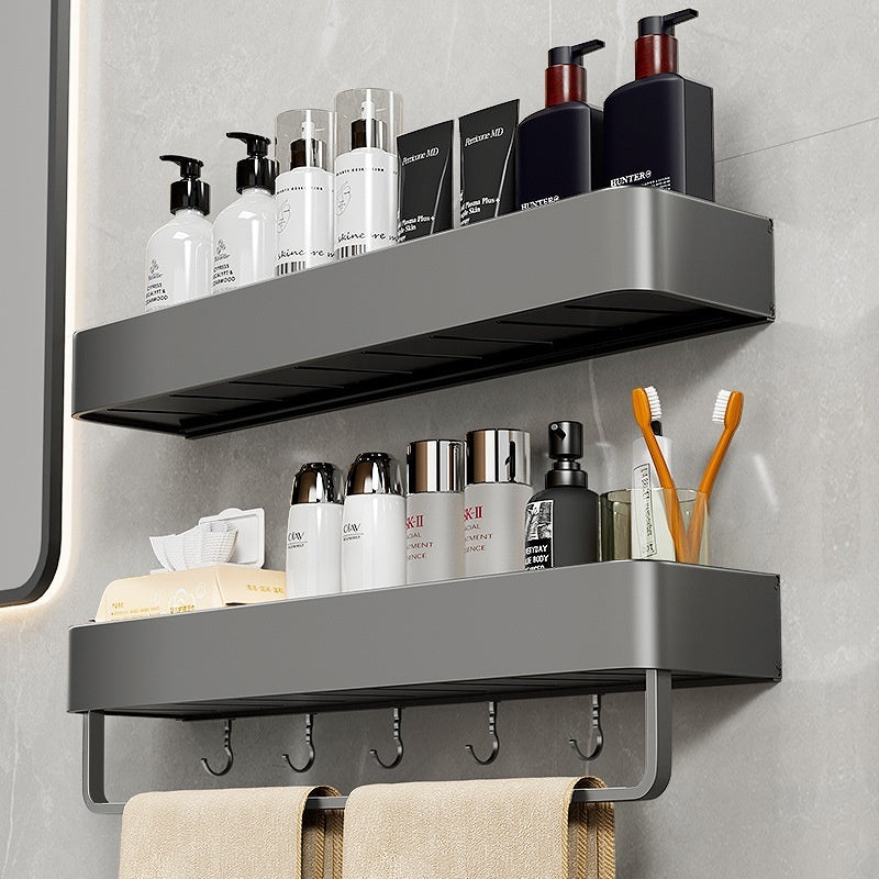Punch-free Bathroom Storage Rack Bathroom Wall-mounted Storage Rack - HAUSSLYON