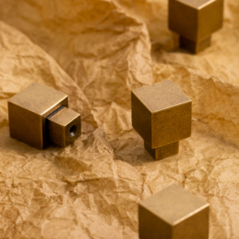 Boutons VidaXL Saverne, petits boutons en plastique de couleur neutre, pour meubles ou projets de bricolage.