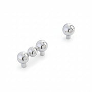 Poignées et boutons Mondego Argent de la marque Renfan, finition élégante en métal argenté, pour meubles ou décoration intérieure.