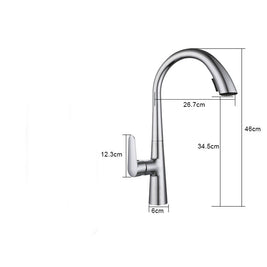 Concealed Pull-out Faucet With Copper Body In Outlet Trough - HAUSSLYON