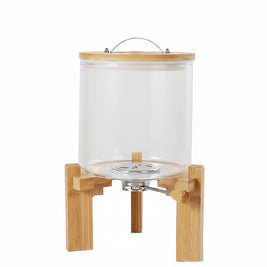 High Borosilicate Glass Measuring Rice Bucket Large Moisture-proof Insect-proof - HAUSSLYON
